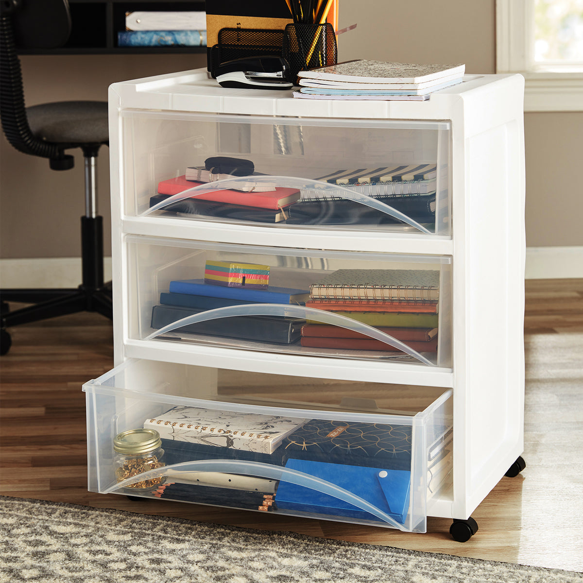 Wide Drawer Cart Starplast