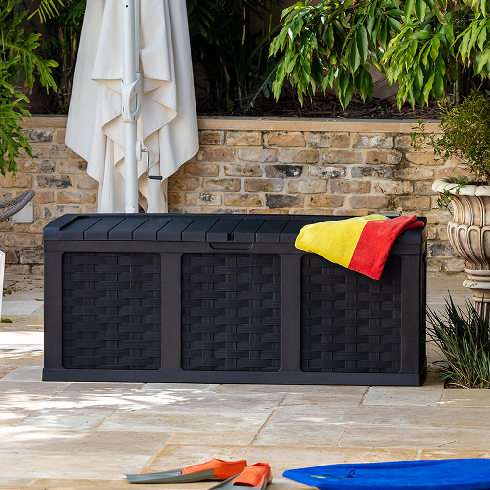 Extra Large Rattan Style Storage Box – Starplast Extra Large Rattan Style Storage Box – Starplast